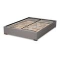 The Twillery Co.® Hassell Modern & Contemporary Fabric 4-Drawer Platform Storage Bed Frame Upholstered/Polyester in Gray | Wayfair