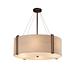 Justice Design Group Textile 48 Inch Large Pendant - FAB-9517-CREM-DBRZ-LED8-5600