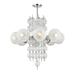 Hudson Valley Lighting Corey Damen Jenkins Calypso 33 Inch 8 Light Chandelier - 6433-PN