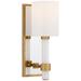 Visual Comfort Signature Collection Suzanne Kasler Maribelle 11 Inch Wall Sconce - SK 2450HAB-WG
