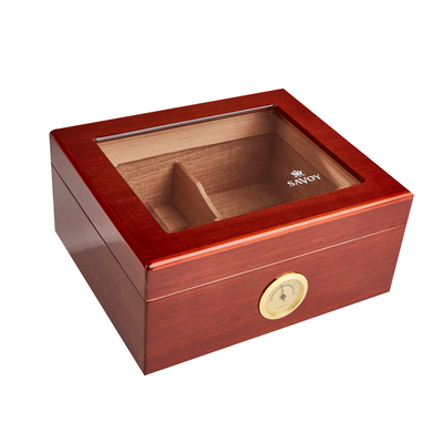 Ashton Classic Savoy Humidor Mahogany - 25 Capacity