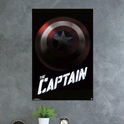 Trends International Captain America - Captain Paper Print POD14750