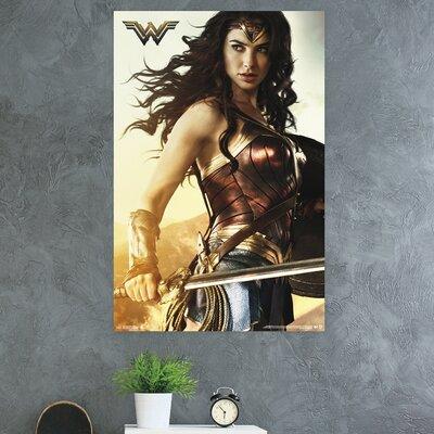 Trends International Wonder Woman - Shield Paper Print POD15161