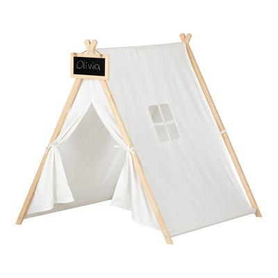 South Shore Sweedi Play Tent with Chalkboard, Beig/Green