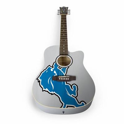 "Woodrow Detroit Lions Acoustic Guitar"