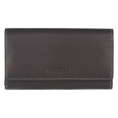Womens Club Rochelier RFID Medium Clutch Wallet Red