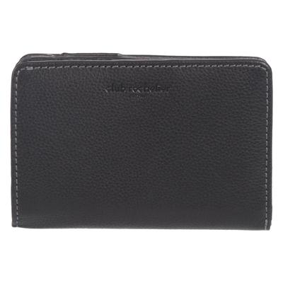 Womens Club Rochelier RFID Medium Bifold Wallet Black