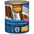 Lasure protectrice glycéro pour bois extérieur - Volets et Portails - aspect satin chêne clair 1 l