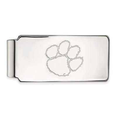 "Clemson Tigers Sterling Silver Money Clip"