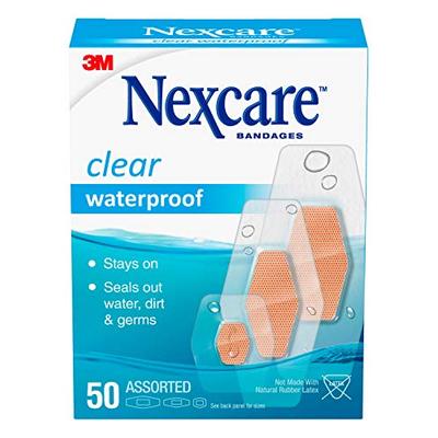 Nexcare Waterproof Bandages, Family Pack, 200 Count, Assorted Sizes