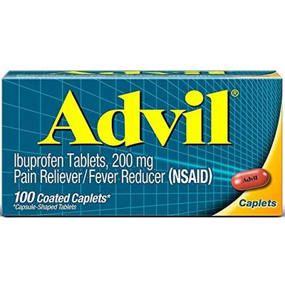 Advil 200 mg Coated Caplets 100 ea