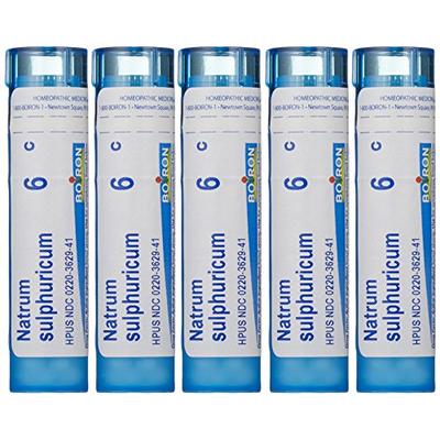 Boiron Natrum Sulphuricum 6C (Pack of 5), Homeopathic Medicine for Bronchial Irritation