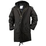 Rothco M-51 Fishtail Parka, Black, XL screenshot. Men's Jackets & Coats directory of Men's Clothing.