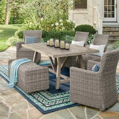 Bridgeport Trestle Outdoor Dining Table - Grandin ...