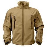 Rothco The Special Ops Soft Shell Jacket in Coyote Tan (X-Large) screenshot. Men's Jackets & Coats directory of Men's Clothing.