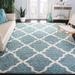 White 1.48 in Indoor Area Rug - House of Hampton® Alonnah Polypropylene Seafoam/Ivory Area Rug | 1.48 D in | Wayfair