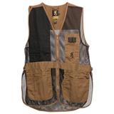 Browning Trapper Creek Mesh Shooting Vest for Men - Clay/Black - 2XL screenshot. Men's Jackets & Coats directory of Men's Clothing.