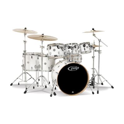 Pacific Concept Maple 7-Pc Shell Pack w/Hardware - Pearlescent White