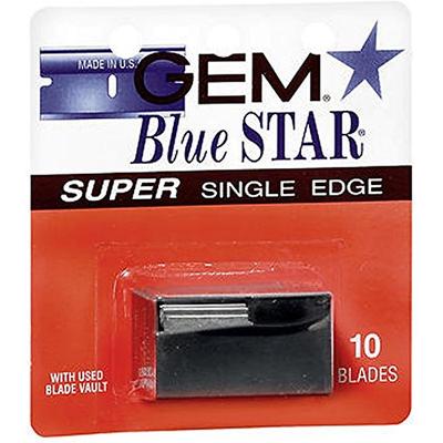 Gem Blue Star Super Single Edge Blades 10 ea (Pack of 11)