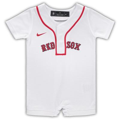 Newborn & Infant Nike White Boston Red Sox Official Jersey Romper, Infant Boy's, Size: 18 Months