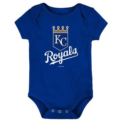 "Newborn & Infant Royal Kansas City Royals Team Primary Logo Bodysuit"
