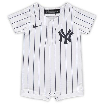 New York Yankees Nike Newborn & Infant Official Jersey Romper - White