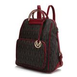 MKF Collection Cora Milan M Signature Trendy Backpack by Mia K. - Red screenshot. Backpacks directory of Handbags & Luggage.