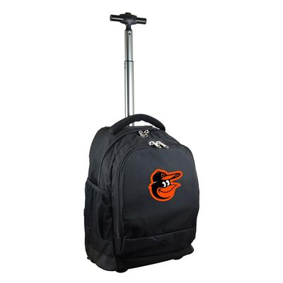"Baltimore Orioles Black 19'' Premium Wheeled Backpack"