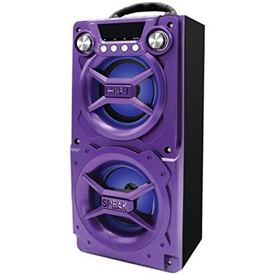 Sylvania SP328-Purple Portable Bluetooth Speaker