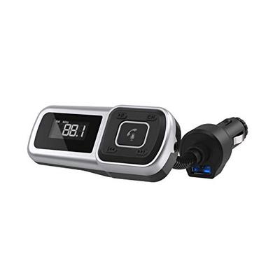 SCOSCHE BTFMSR-SP1 Bluetooth Hands-free Car Kit with FM Transmitter for Vehicles, Silver