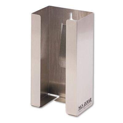 San Jamar SJMG0801 Stainless Steel Disposable Glove Dispenser, Single-Box, 5-1/2w X 3-3/4d X 10h