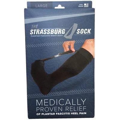 Strassburg Sock Black Large(Measurer at Fullest Part of Calf, 16"-21"Around is for The Large Size.