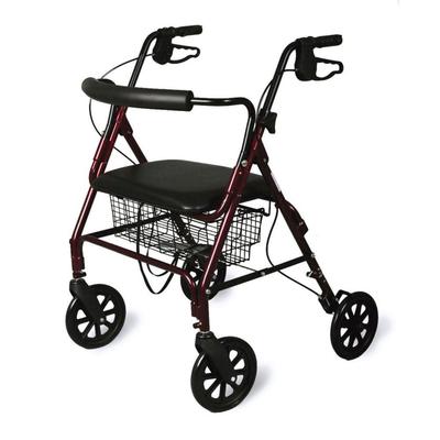 Medline Bariatric Rollator with Curved Backrest