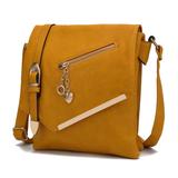 MKF Collection by Mia K. Jasmine Crossbody Shoulder Bag - mustard screenshot. Handbags & Totes directory of Handbags & Luggage.