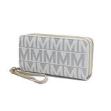 Mia K. Collection Wristlet Wallet for Women, Small PU Leather Handbag - Double Zipper Bag Multi Pock screenshot. Handbags & Totes directory of Handbags & Luggage.