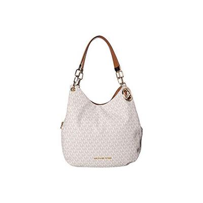 MICHAEL Michael Kors Lillie Large Chain Shoulder Tote Vanilla/Acorn One Size