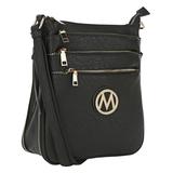 MKF Collection by Mia K. Farrow Women's Handbags Black - Black Salome Expandable Crossbody Bag screenshot. Handbags & Totes directory of Handbags & Luggage.