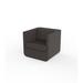 Vondom Ulm - Resin Lounge Outdoor Chair - Basic Plastic in Gray/Brown | 28.25 H x 32.25 W x 32.25 D in | Wayfair 54134-BRONZE