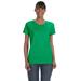 Gildan G500L Women's Heavy Cotton T-Shirt in Irish Green size XL | Cotton/Polyester Blend 5000L, G5000L