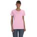 Gildan G500L Women's Heavy Cotton T-Shirt in Light Pink size Medium | Cotton/Polyester Blend 5000L, G5000L