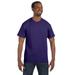 Jerzees 29M Adult 5.6 oz. DRI-POWER ACTIVE T-Shirt in Deep Purple size XL | Cotton/Polyester Blend 29MT, 29MR, 29MTXR