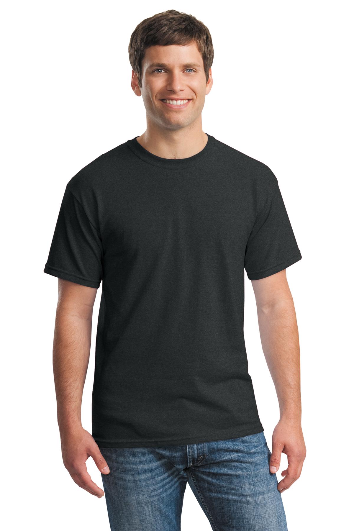 Gildan G500 Adult Heavy Cotton T-Shirt in Tweed size Large 5000, G5000
