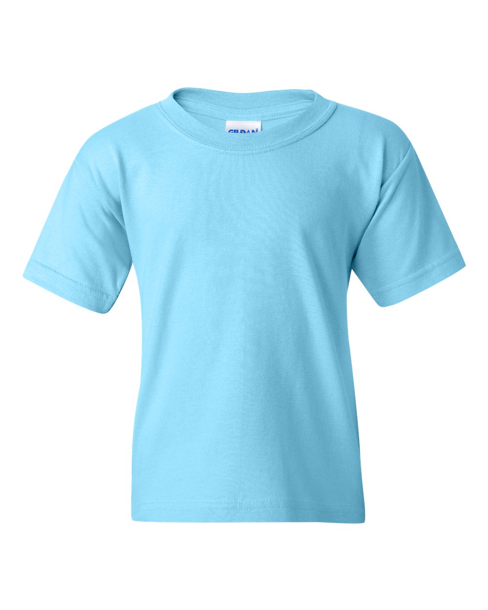 Gildan G500B Youth Heavy Cotton T-Shirt in Sky size XL 5000B, G5000B