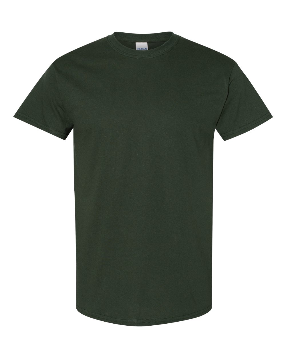 Gildan G500 Adult Heavy Cotton T-Shirt in Forest Green size 5XL 5000, G5000