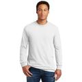 Gildan G540 Heavy Cotton Long Sleeve T-Shirt in White size 3XL G5400, 5400