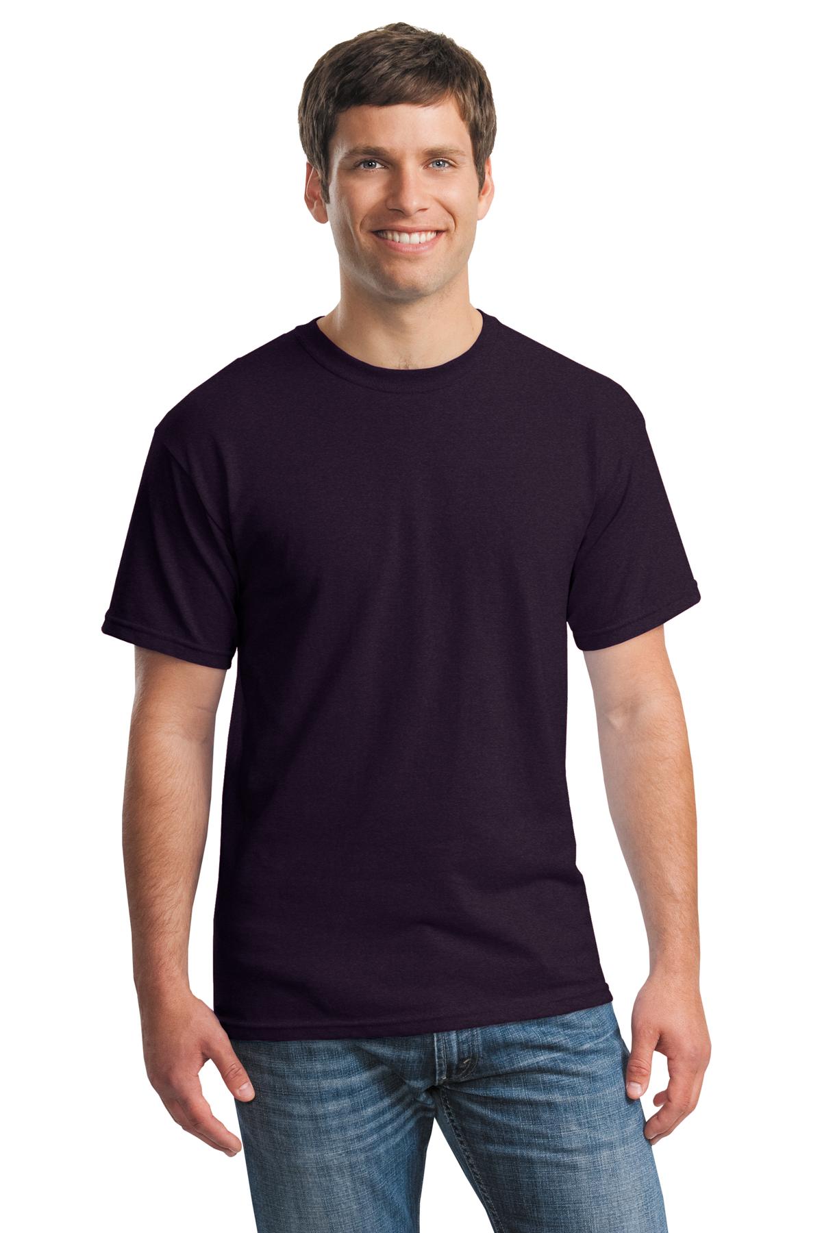 Gildan G500 Adult Heavy Cotton T-Shirt in Blackberry size Large 5000, G5000