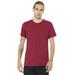 Bella + Canvas 3001C Jersey T-Shirt in Cardinal size 3XL | Ringspun Cotton 3001, B3001, BC3001