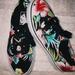 Vans Shoes | Authentic Floral Vans Shoes | Color: Black | Size: 7.5