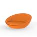 Vondom Ulm - Resin Daybed - Basic Plastic in Orange/Gray/Blue | 39 H x 83 W x 78 D in | Outdoor Furniture | Wayfair 54139-ORANGE
