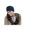 Chemo Headwear Hat for Women Organic Bamboo Cancer Turban Cap for Ladies and Teenage Girls with Alopecia Hair Loss Ellie (Navy)